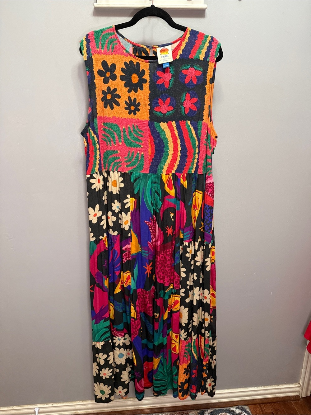 FARM Rio Sleeveless Patchwork Print Dress
XL - Picture 4 of 7